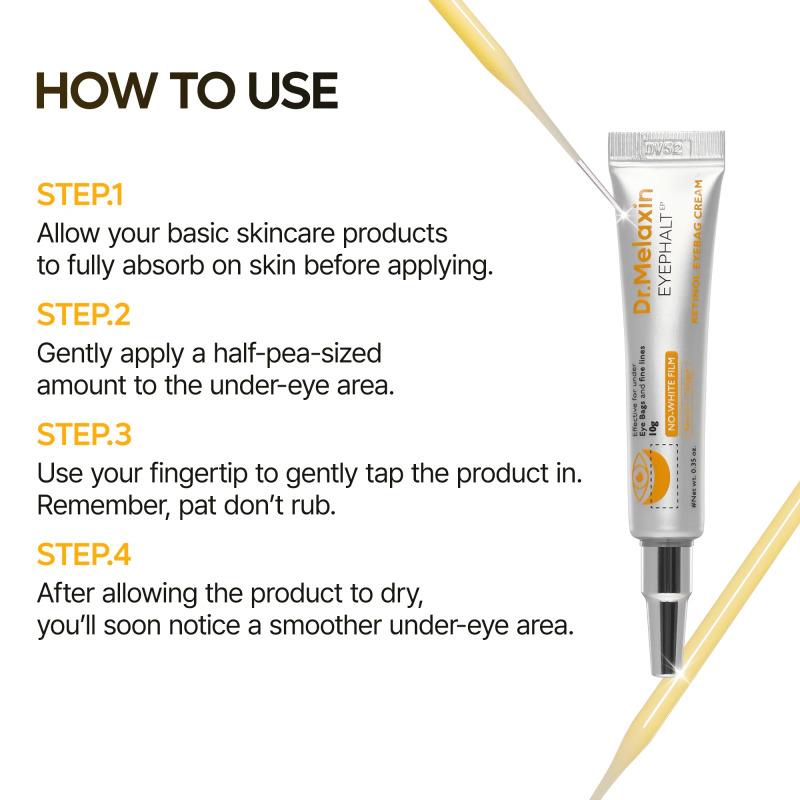 Dr.Melaxin Eye Fault Retinol Øyekrem mot poser 10g