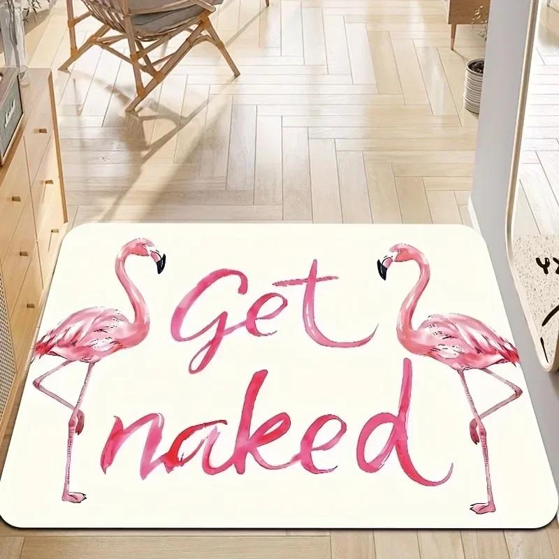 1PC Flowers Pattern Home Door Mats Kitchen Rugs Non-Slip Pop Design Bathroom Rugs Bath Mat Carpet for Home Sink Laundry Decor