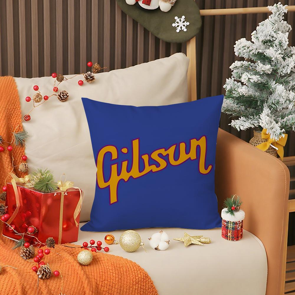 Fashion Brand G-Gibson Pillow Case Anti-dustmite Pillow Invisible zipper silky short plush Sofa cushion cover