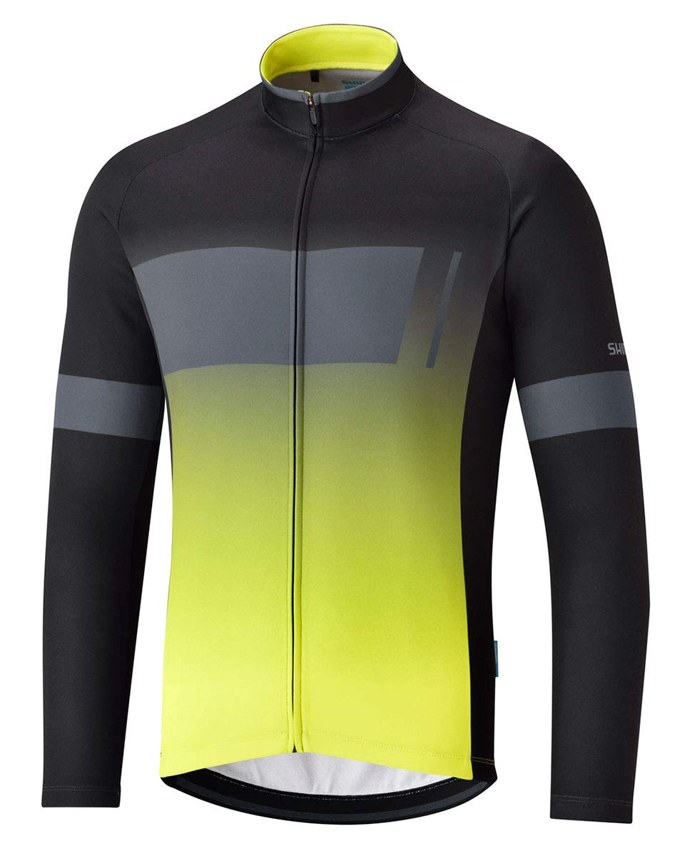 

SHIMANO Thermal Team Jersey Cycling Wear ECWJSPWRS12ML3 Black M Autumn/Winter чорний