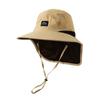 Sunshade Neck Wide Brim UV Sunburn With Chin Strap [FARFADET] Hat, Cover, Hat, Protection, Prevention, Gardening, Outdoor, (Khaki)