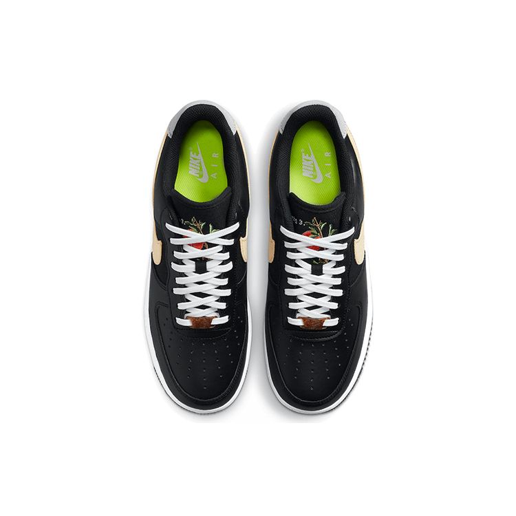 Nike Air Force 1 07 LV8 Pomegranate Men Sneakers Black Solar-Flare White CZ0338-001