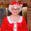 Adult Mrs Santa Hat with Lace for Holiday New Year Red and Green Christmas Mistletoe Bonnet Hat Accessories  Red