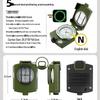 Boussole Lumineuse Multifonctionnelle d'Extérieur Chuli