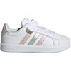 Adidas Street Talk El C Comfortable Fashion Low Top Skate Shoes Kids Sneakers White JQ6888