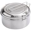 Fango Kitchen Stainless Steel Round Lunch Box