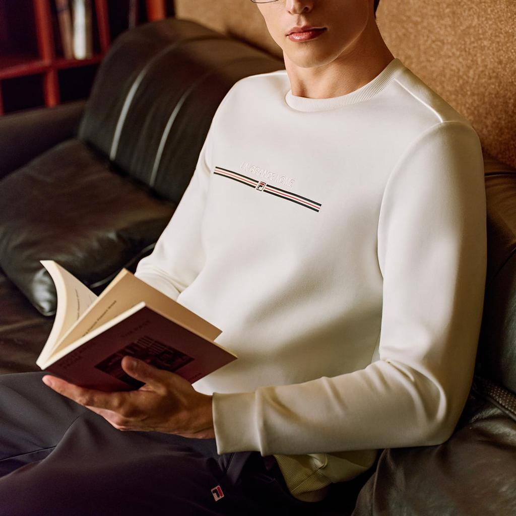Fila Heritage Sweatshirt Men's Cloud White F11M618216FWT