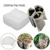 100-500pcs Non-woven Fabric Seeding Bags Plant Grow Bags Seed Nursery Bag Garden Seedling Growing Planter Pots Biodegradable