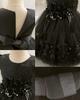 2024 High-Quality Girls' Princess Birthday and Evening Gown with Flowers