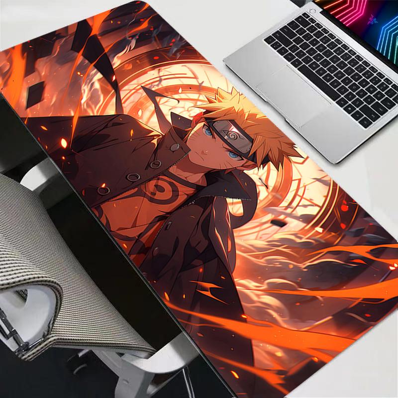 

Large E-sports Mouse Pad N-Narutos Smooth Flexible Rubber Gamer Computer Keyboard For CSGO Kawaii Designed specifically Mosuepad 30x60x0.2cm