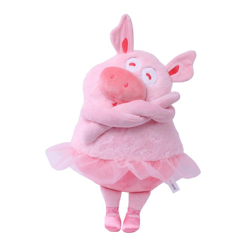

Animation Kawaii Xiuxiu Pig Plush Toy Pink Soothing Doll Pillow Cartoon Cute Children Plushie Doll Toys Room Decorations Gifts 25-35cm