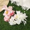 AWAYTR Korean Simulation Flower Hair Clip Bohemian Duckbill Clip Cloth Girl Hair Clip Headdress Barrettes Flowers Hairpin Women
