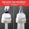 3 Modes Splash Proof Kitchen Faucet Head Shower Diffuser Rotatable Booster Faucet Kitchen Household Bathroom Accessories
