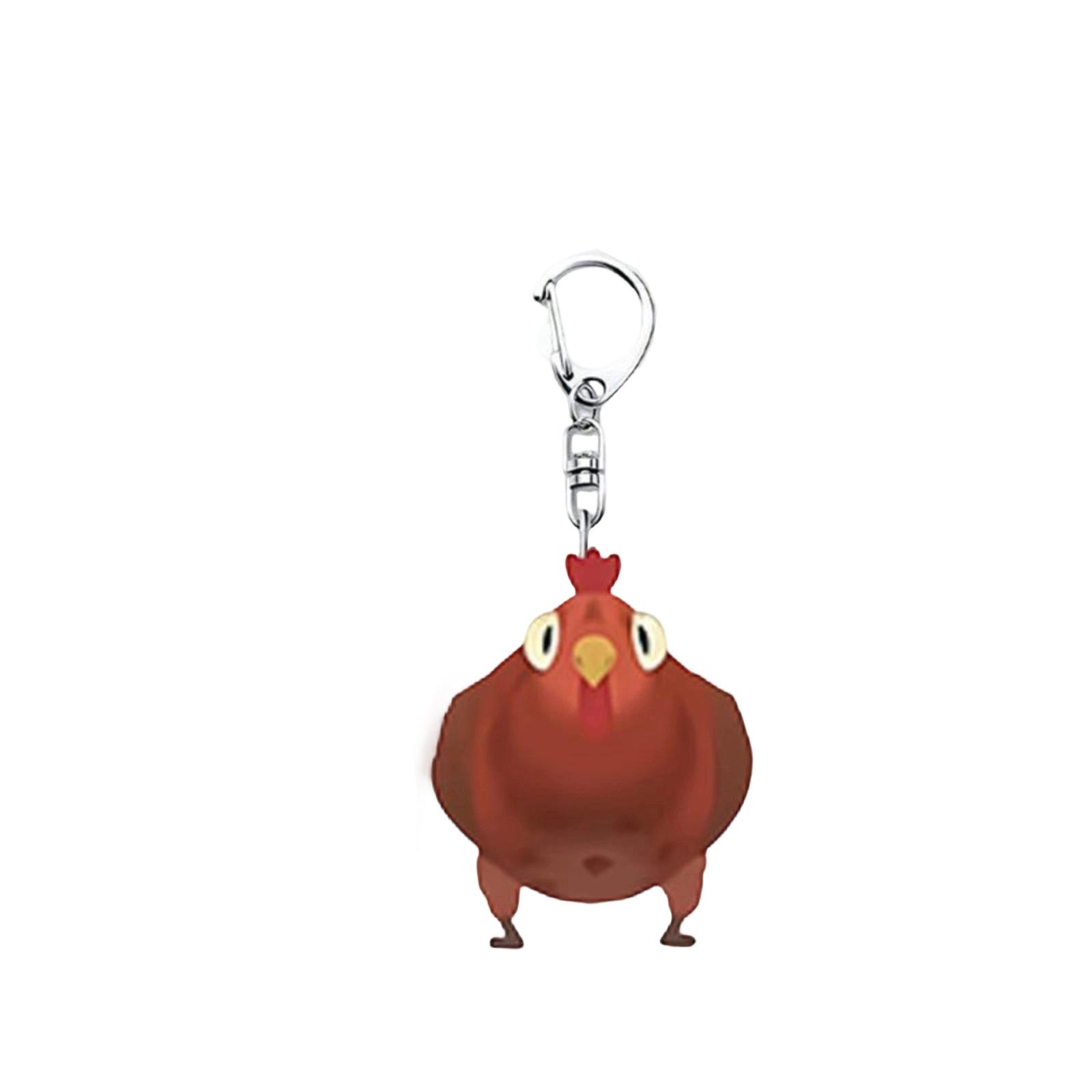 

Acrylic Keychain Pendant with Bird Design Durable Lightweight Portable Accessory for Bags Keys and Decoration Suitable for Everyday Use One Size коричневый