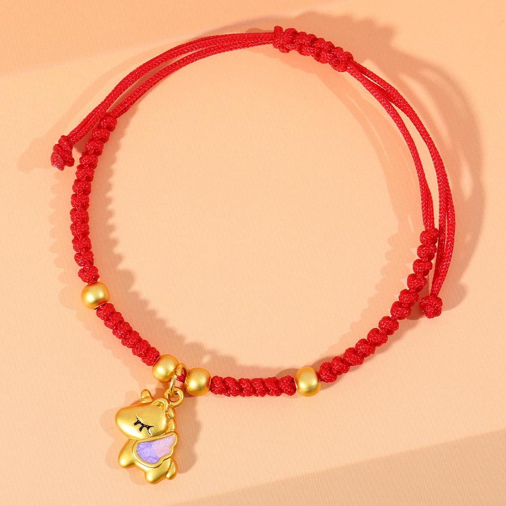Year of the Horse Zodiac Bracelet - Red String Handmade Couples Charm for Men and Women, New Year Gift Jewelry