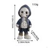 Cartoon Halloween Skeleton Figurine Statue Photography Props Resin Sculpture for