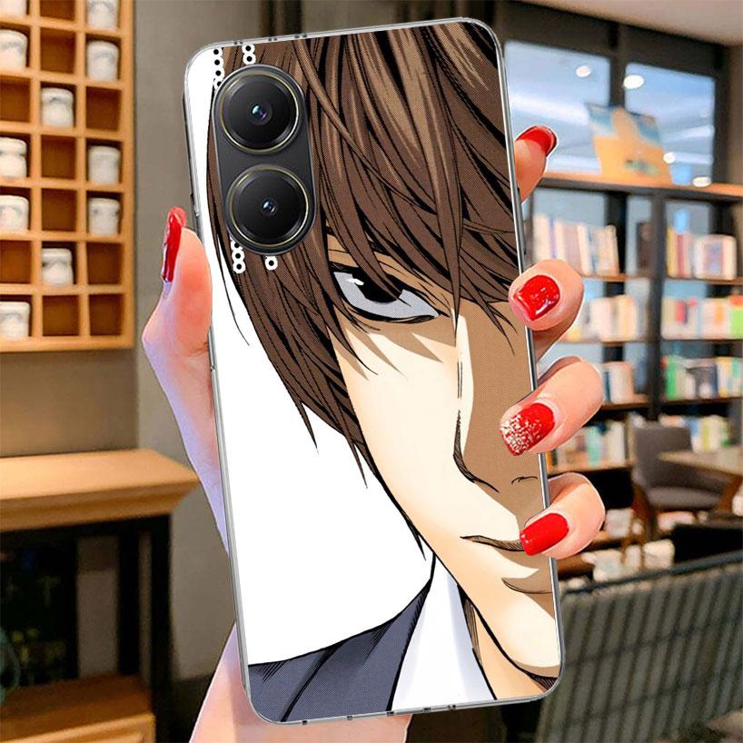 N-Note D-Death Yagami Light Phone Case For Xiaomi Poco F7 Ultra X7 X6 X5 Pro M7 Redmi 15C 15 13C 13 12C 12 10C 10 9A 9C 9T 9 She