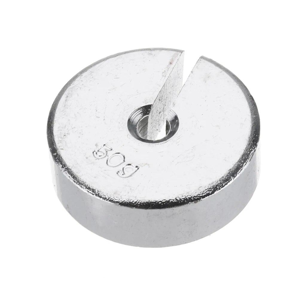 17Pcs/Set 2g-200g Metal Slotted Weight Set Scale Balance Calibration with Hanger Case Physics