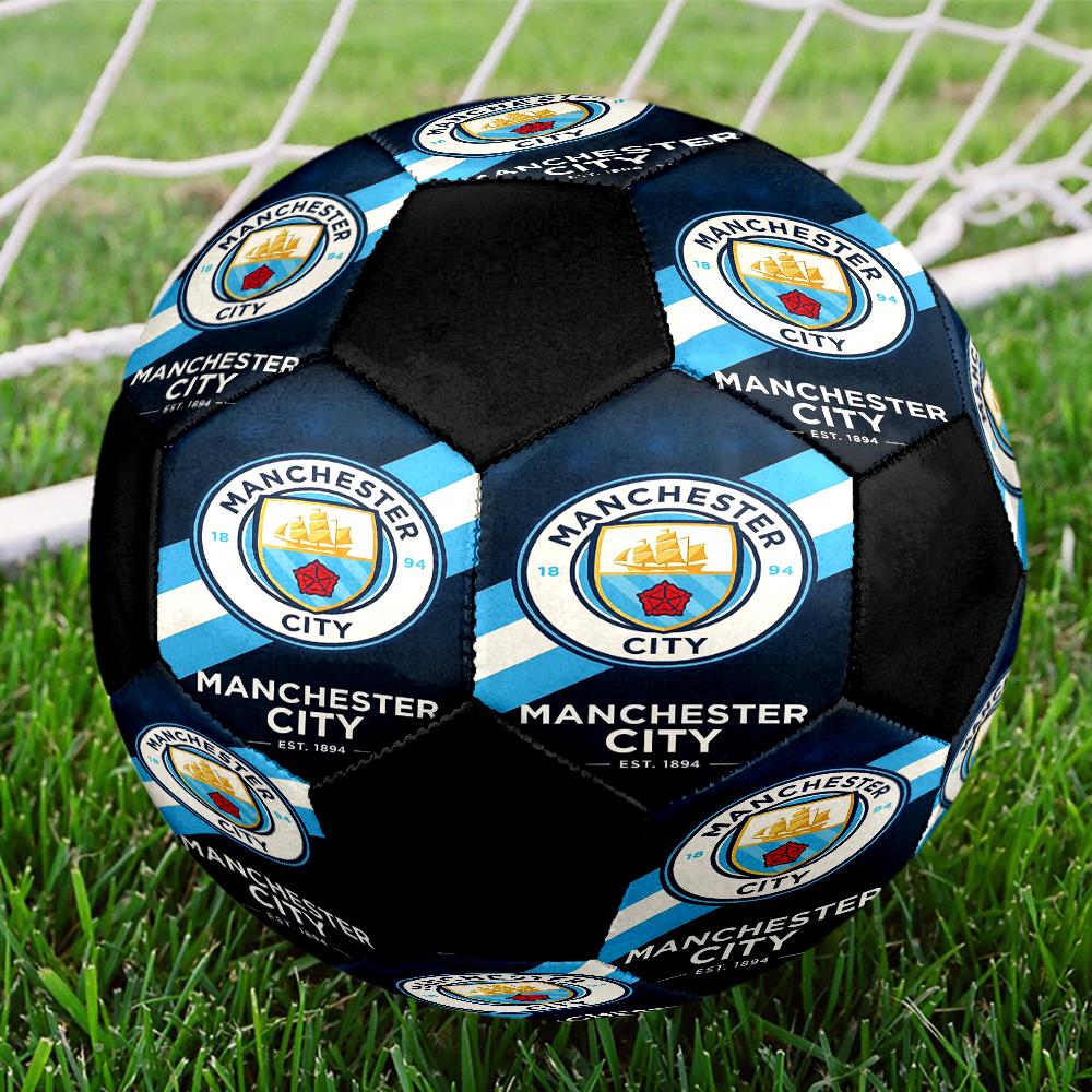 Ballon de Football Taille 5 Thème Manchester City, Convient aux Matchs Intérieurs et Extérieurs, un Cadeau Convient à Tous.