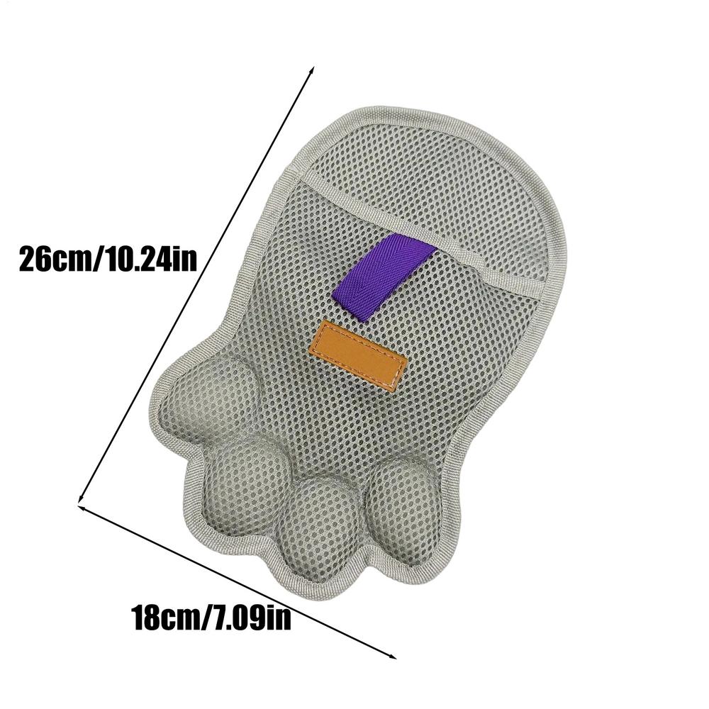 Pet Electrostatic Hair Removal Brush Reusable Double-sided Grooming Gloves For Pets Remove Cleaning Hair Water-washing Glove