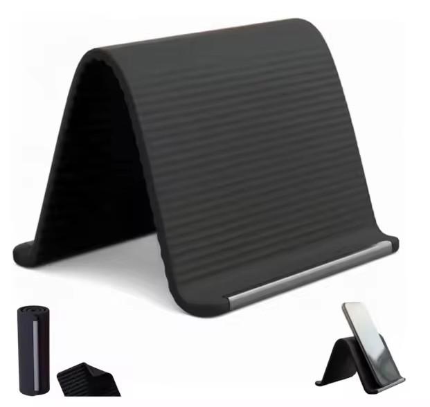 Lazy Portable Phone Stand Silicone Desktop Tablet Laptop Holder Creative Flexible Foldable Transforming Stand Travel Accessory