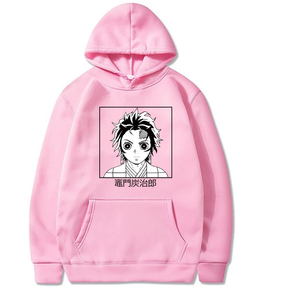 Kamado Tanjirou Printed Autumn Winter Men Hoodie Brand Hoody Y2K Clothes Vintage Casual Unisex Long Sleeve Pullovers