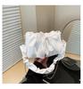 2025 Spring and Summer New Large-capacity Bow Sweet Girl Cute Portable Shoulder Underarm Bag Small Square Bag