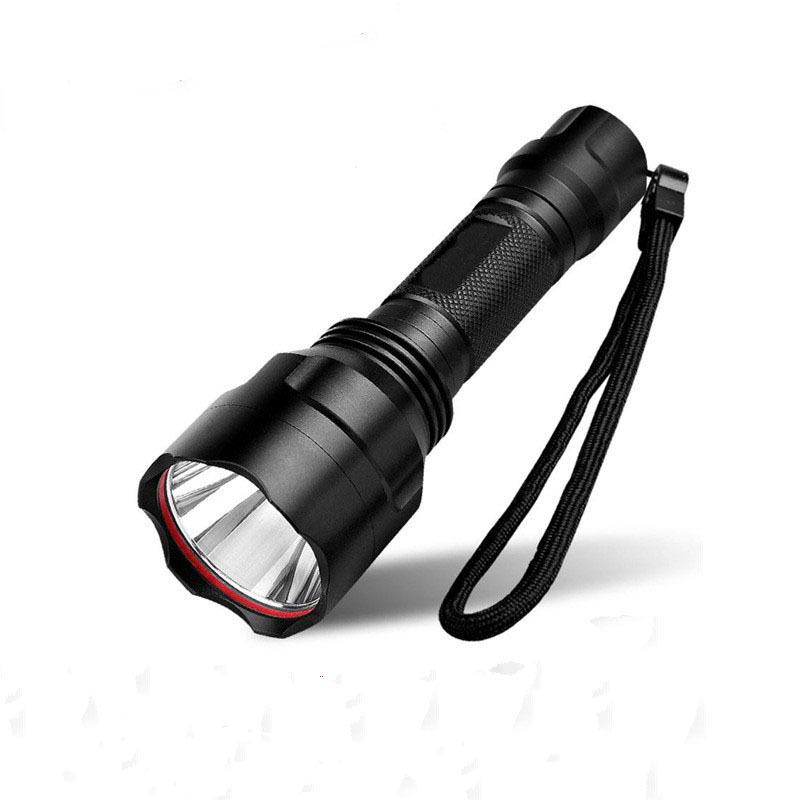 C8 High-Brightness Rechargeable Flashlight: Long Range, Waterproof, Durable, and Portable for Self-Defense