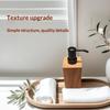 Luxury Wooden Soap Dispenser Hand Sanitizer & Lotion Bathroom Accessory - Ideal For Home & TravelSoap Bar Dispenser
