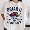 T-shirt Graphique Coton Unisexe Briar University Hawks Hors Campus Été 2026 Nouveau Style Y2k pour Homme Streetwear Hockey sur Glace Haut Cool pour Usage Quotidien