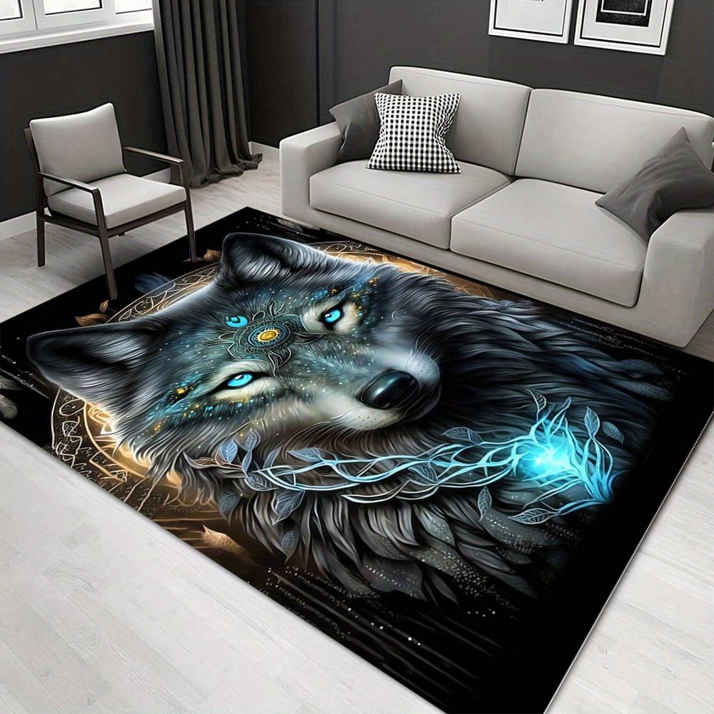 

1pc 1161896544Pattern Carpet, Area Rug For Living Room Bedroom Room Bed Chair Laundry Entryway Corridor Yard Non-slip Outdoor Camping Rug Fl 60cm by 90cm