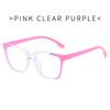 New Multi-Color Fashion Square Glasses Unisex Anti-Blue Light Eyewear