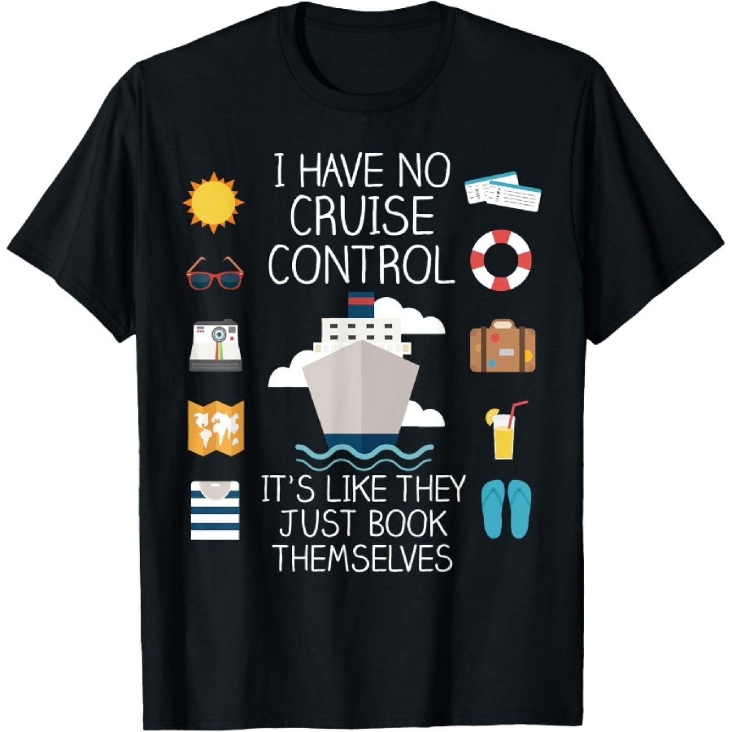 I Have No Cruise Control - Cruise T-Shirt T-Shirt XXXXXL чёрный