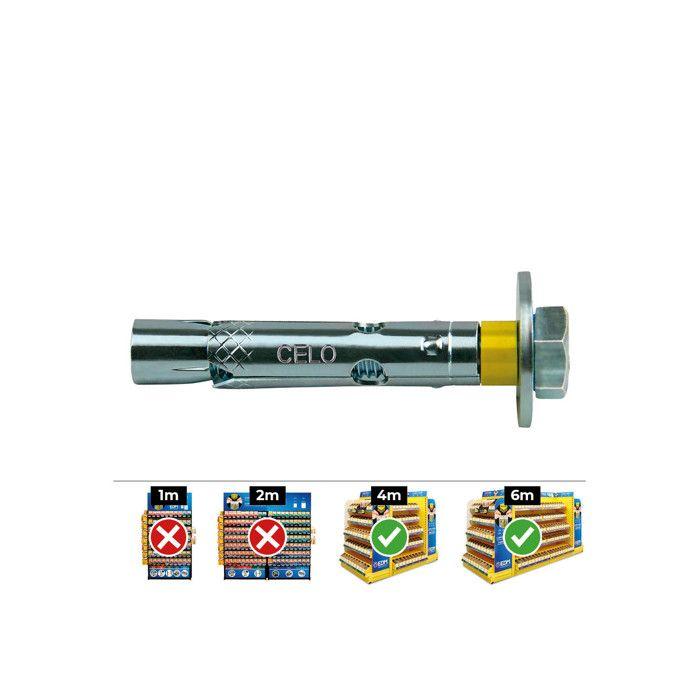 Vis Dnbolt Dt8-c (m8x45) Flat Zinc. Eta 250 Uni. Celo