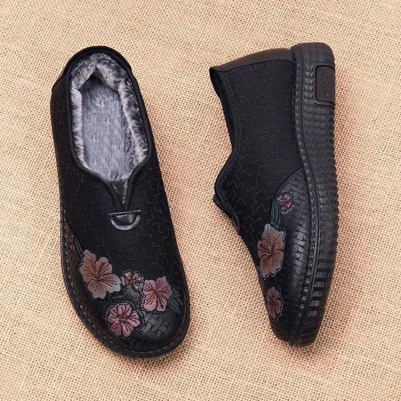 Autumn Winter Products Women's Low Cut Boots Warm Comfortable Breathable Casual Shoes Mother Mom