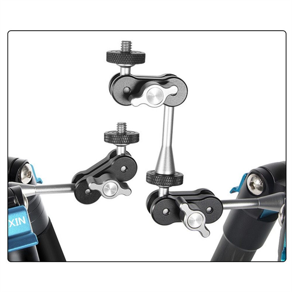 Aluminum Zinc Zinc Alloy Camera Magic Arm 1/4 Inch Screw Magic Arm Bracket Ball Magic Arm  Tripod Cage Rig