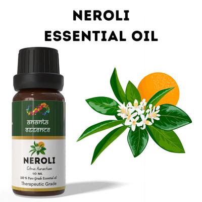 Ananta Neroli Essential Oil 10 Ml – Floral Citrus Aroma Oil for Diffusers, Candles and Home Fragrance