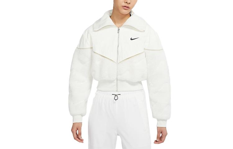 Nike Jackets Women s White Lapel Thickened Other DD5093-133 M
