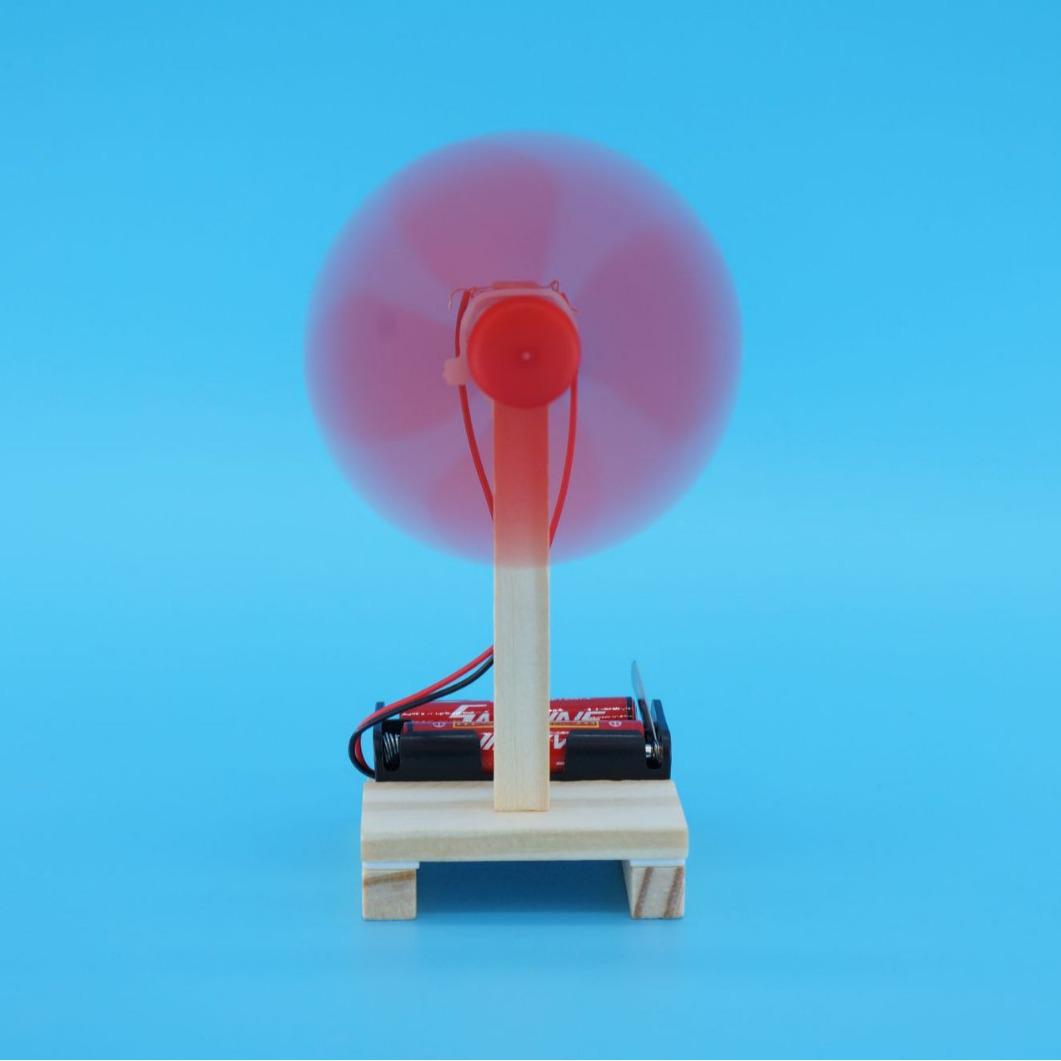 DIY Small Electric Fan Kit for Primary School Science Experiments 14*20 cm