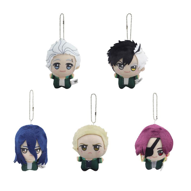 Plush Breaker Wind Keychain Cute Cartoon Girl Backpack Decorative Pendant Gift
