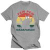Humor Pew Pew Madafakas Tshirts Men Short Sleeved Print T Shirt Unique Black Funny Cat T-shirt Slim Fit Cotton Tee Tops Oversize