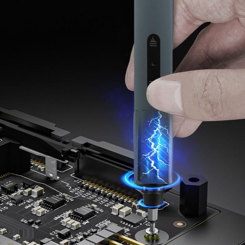 Rechargeable 50 In 1 Wireless Electric Screwdriver Kit With Quiet Motor And 4 LED Light Suitable For Precise Repair Work
