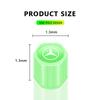 4Pcs Luminous Car Tire Valve Caps Badge Emblem Accessories For Mercedes Benz AMG GLE GLS GLC CLA GLB ML C500 C200 C300 W204 W206 W205 W212 W203