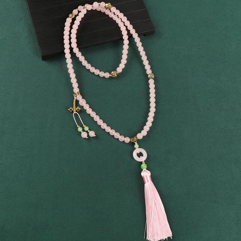 

Зеленое глазурованное ожерелье из бусин средней и длинной длины, высококачественная цепочка для свитера с бахромой, женские аксессуары в стиле ретро для ципао