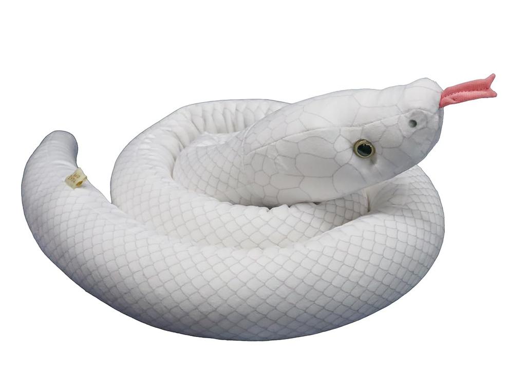 Take Off Snake (Shirohebi) Leucism Plush Toy [with Music Box]