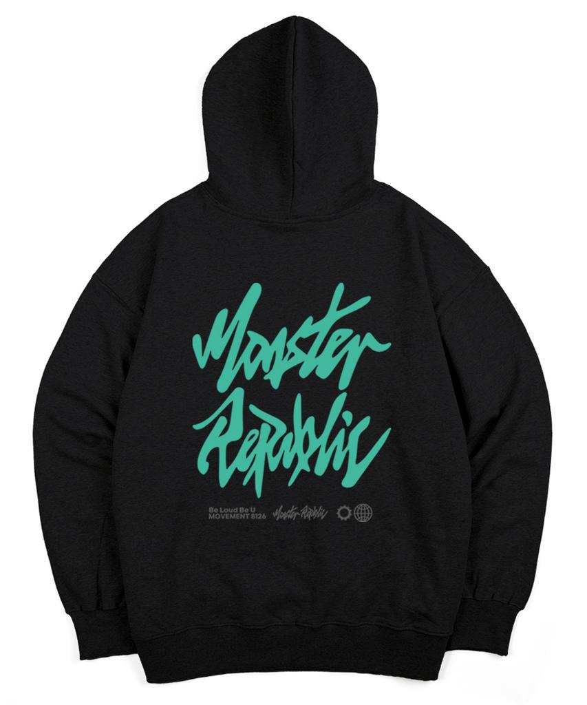 Authentic Logo Mint Hoodie Black_8126