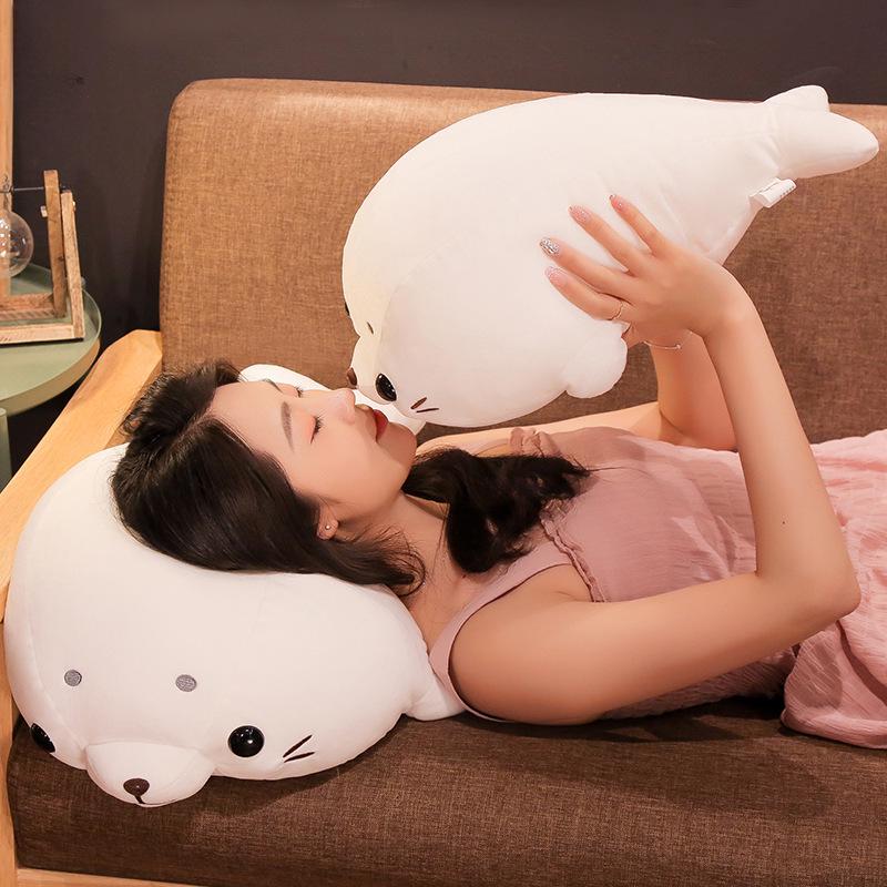 Ocean Series Seal Plush Toy - Large Cotton-Stuffed Doll