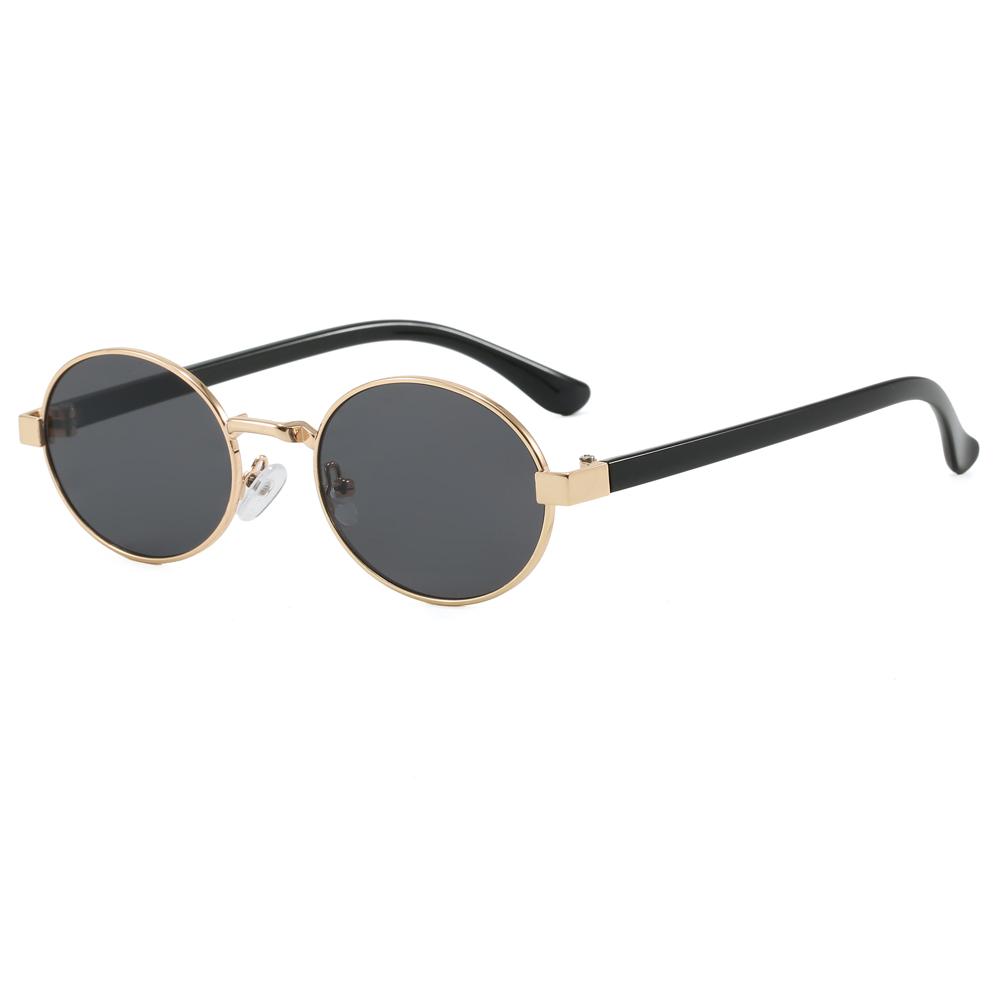 Superhot Eyewear 15309 Fashion 2025 Retro Luxury Oval Metal Frame Sunglasses