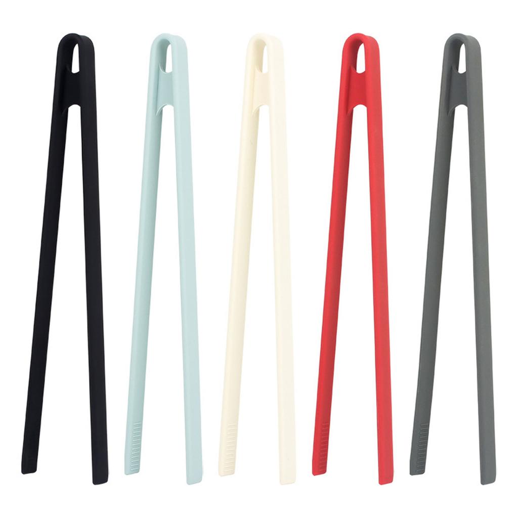 Bread Food Tongs NonSlip Serving Barbecue Salad Clip Long Handle Steak Clamp Home Kitchen Cooking Tool Easy to Use