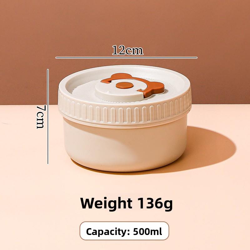 Stainless Steel Insulated Lunch Box, Round Lunch Box, Insulation Bag, Lunch Box, Portable Lunch Box for Students, Soup Bowl